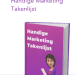 handige marketing takenlijst