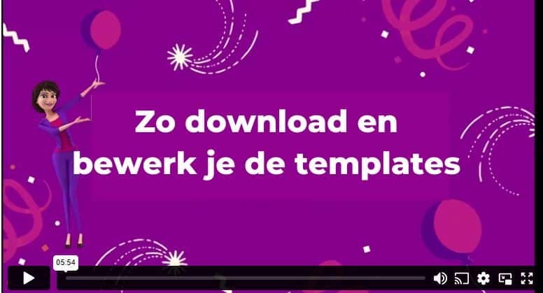 Zo download en bewerk je de templates
