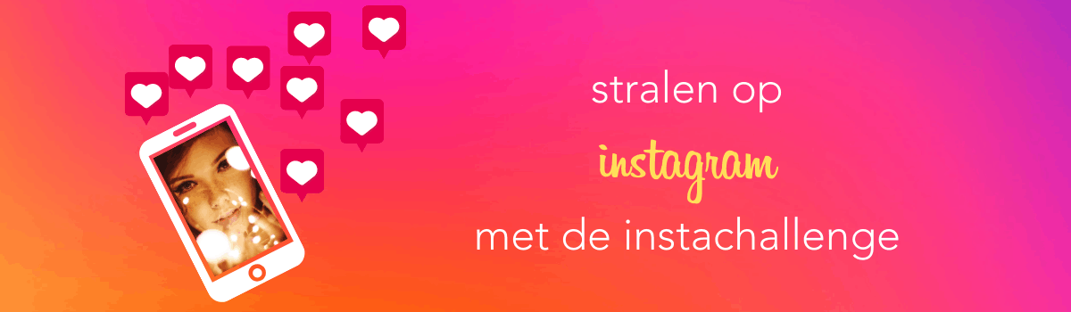 stralen op instagram met de instachallenge